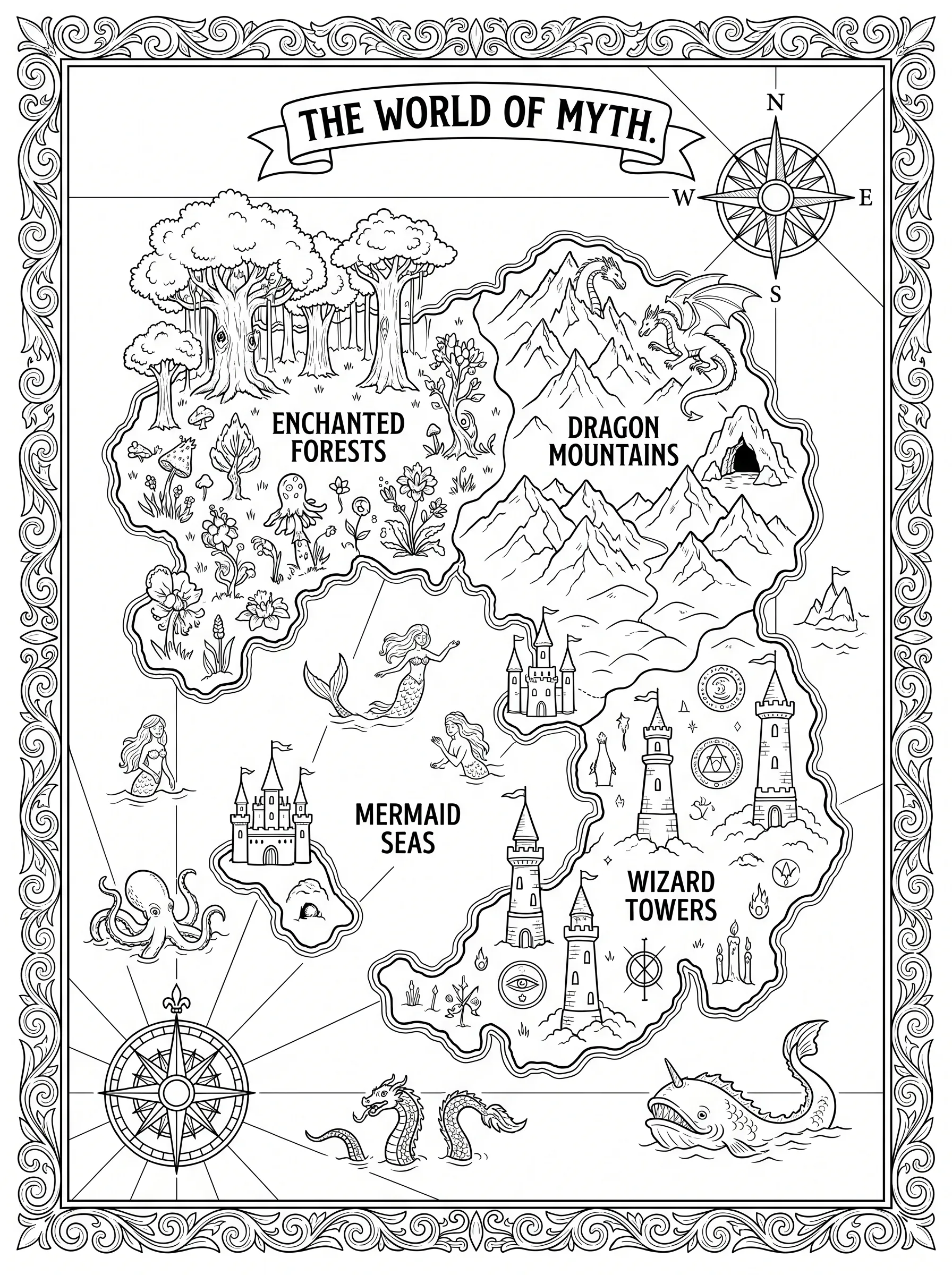 fantasy world map