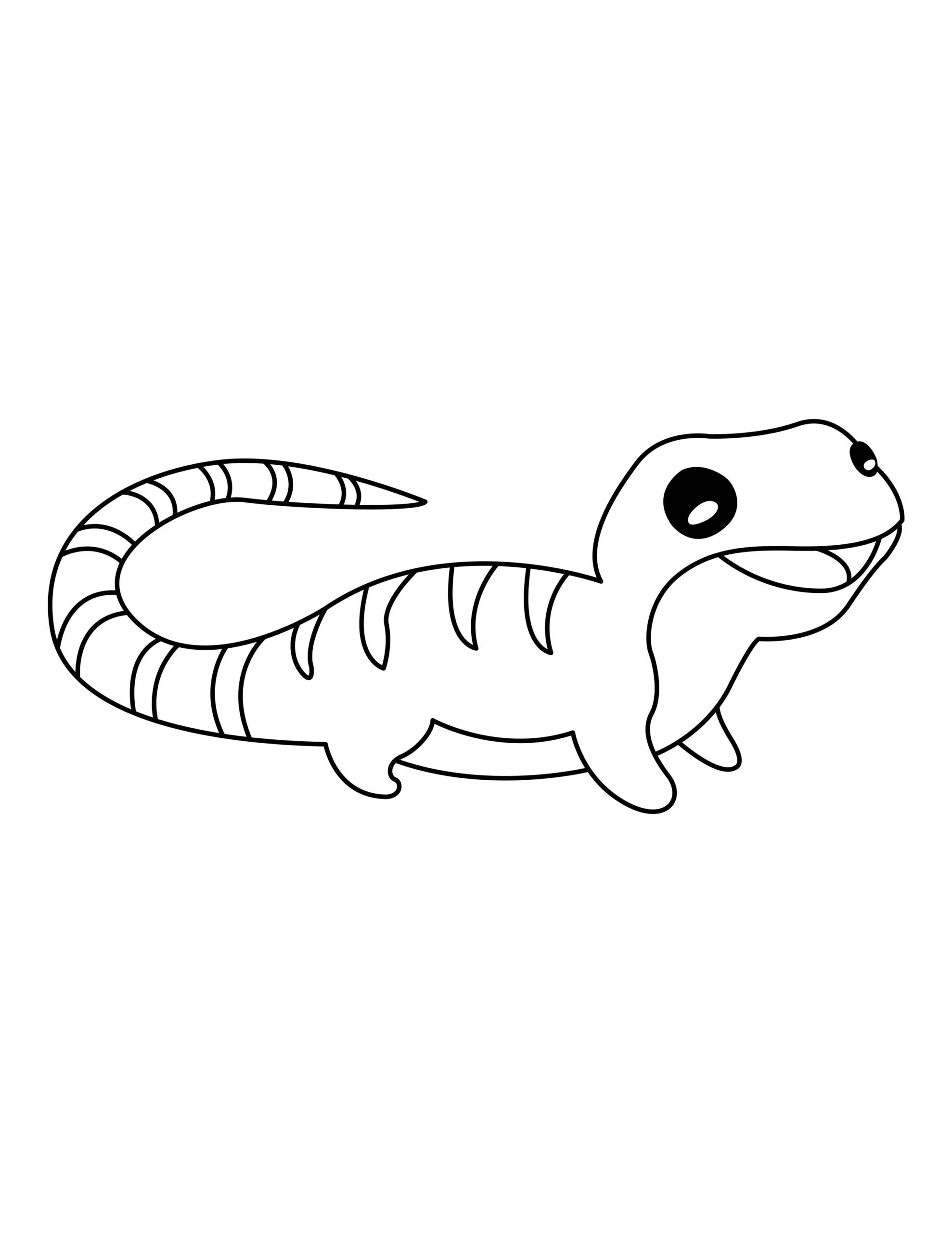 Lizard Coloring Page | Free Printable PDF