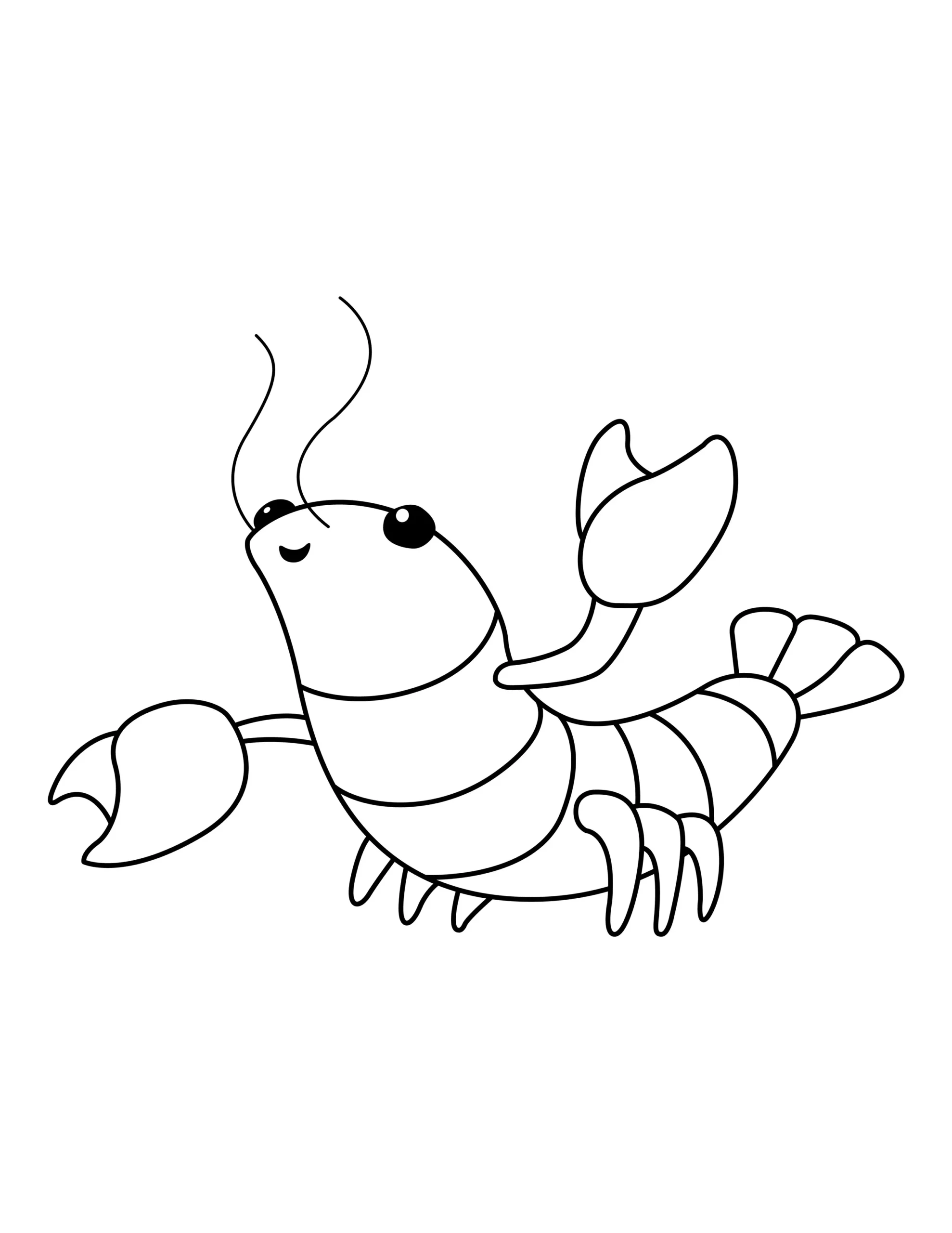 Lobster Coloring Page | Free Printable PDF
