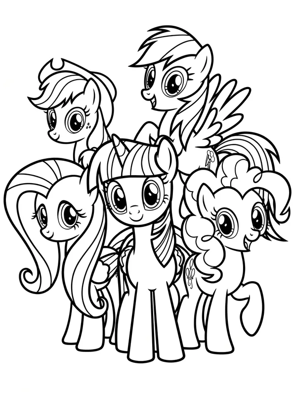 My Little Pony Coloring Page | Free Printable PDF