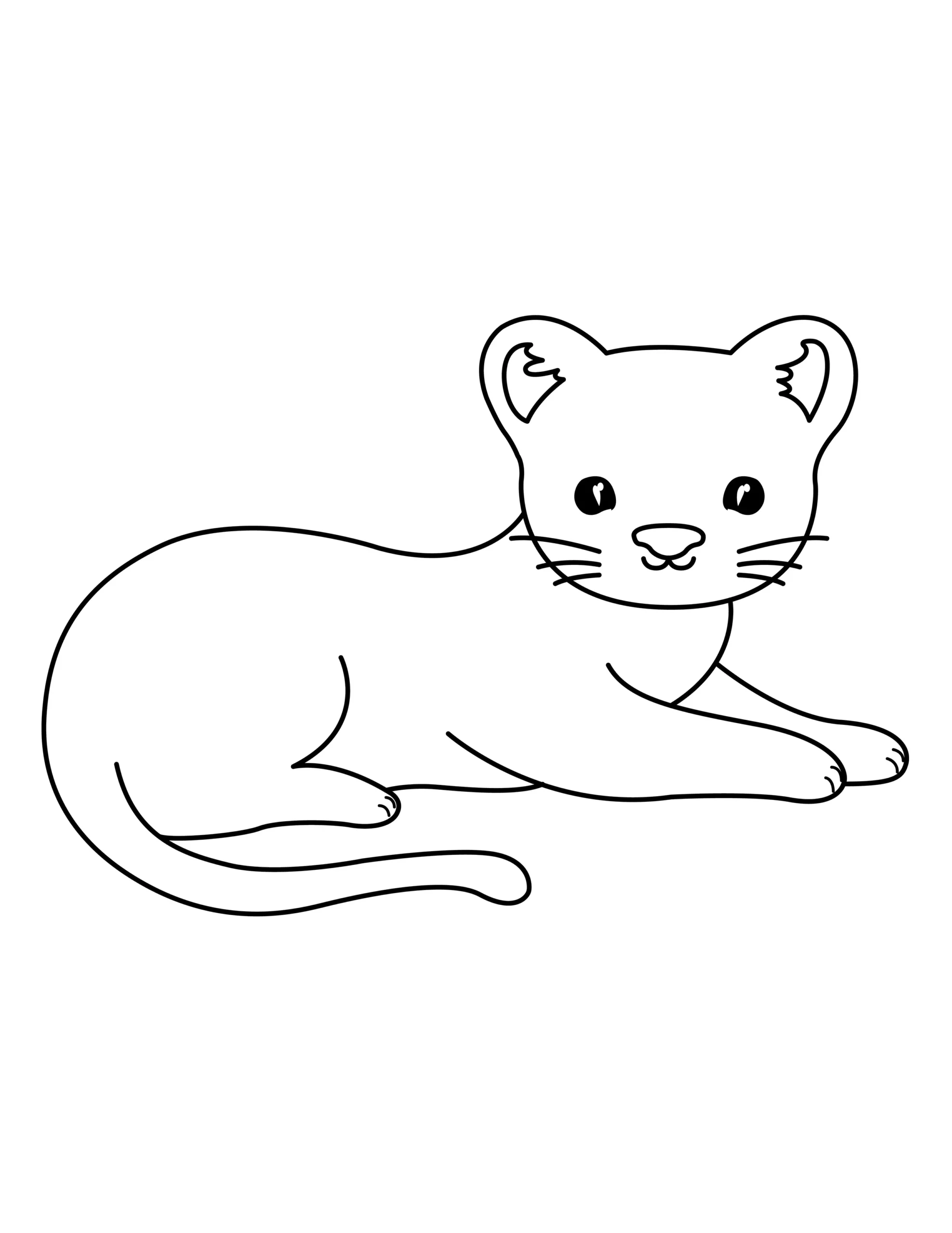 Panther Coloring Page | Free Printable PDF