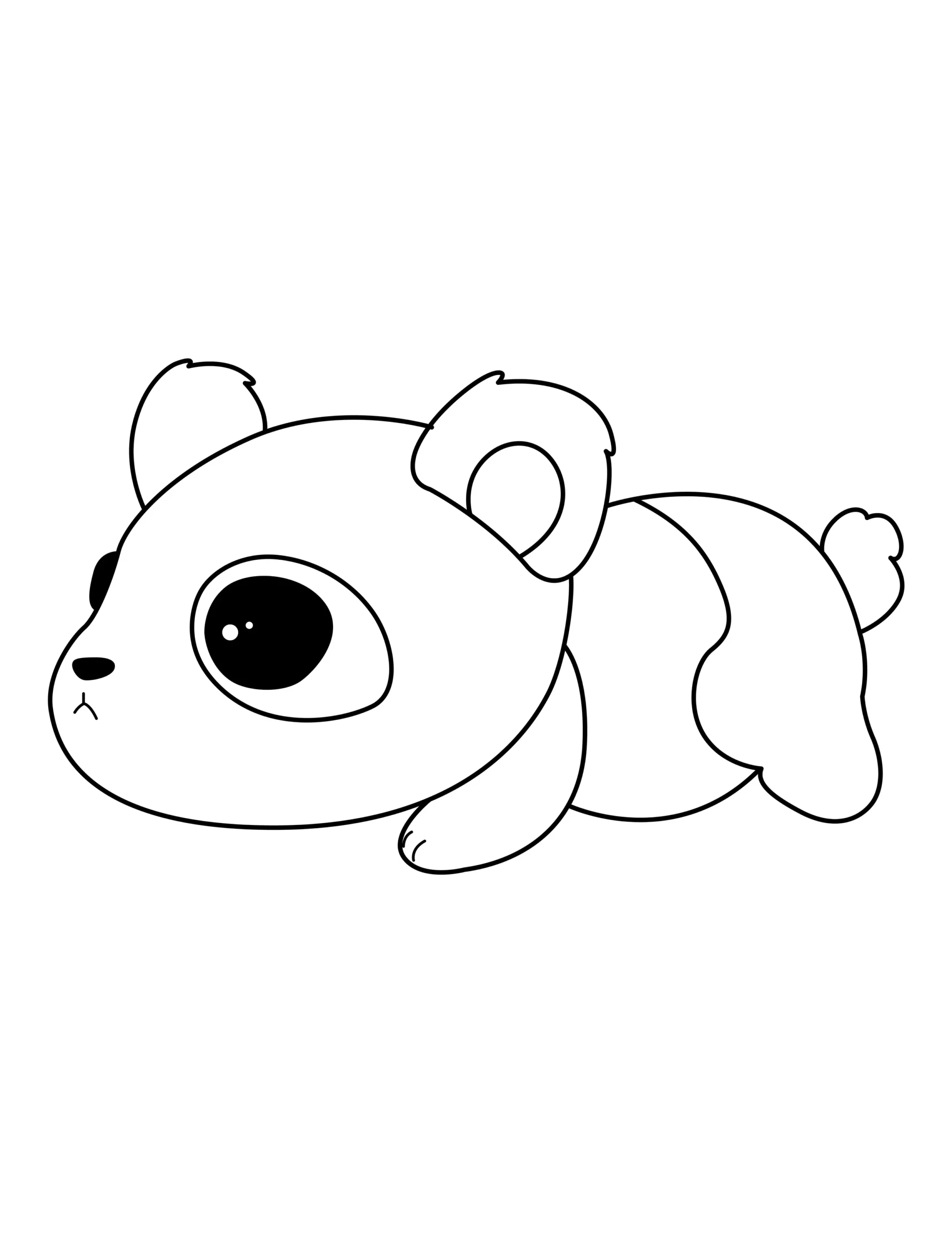 Panda Coloring Page | Free Printable PDF