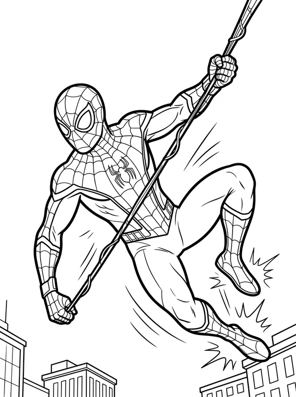 Spider-Man Coloring Page | Free Printable PDF