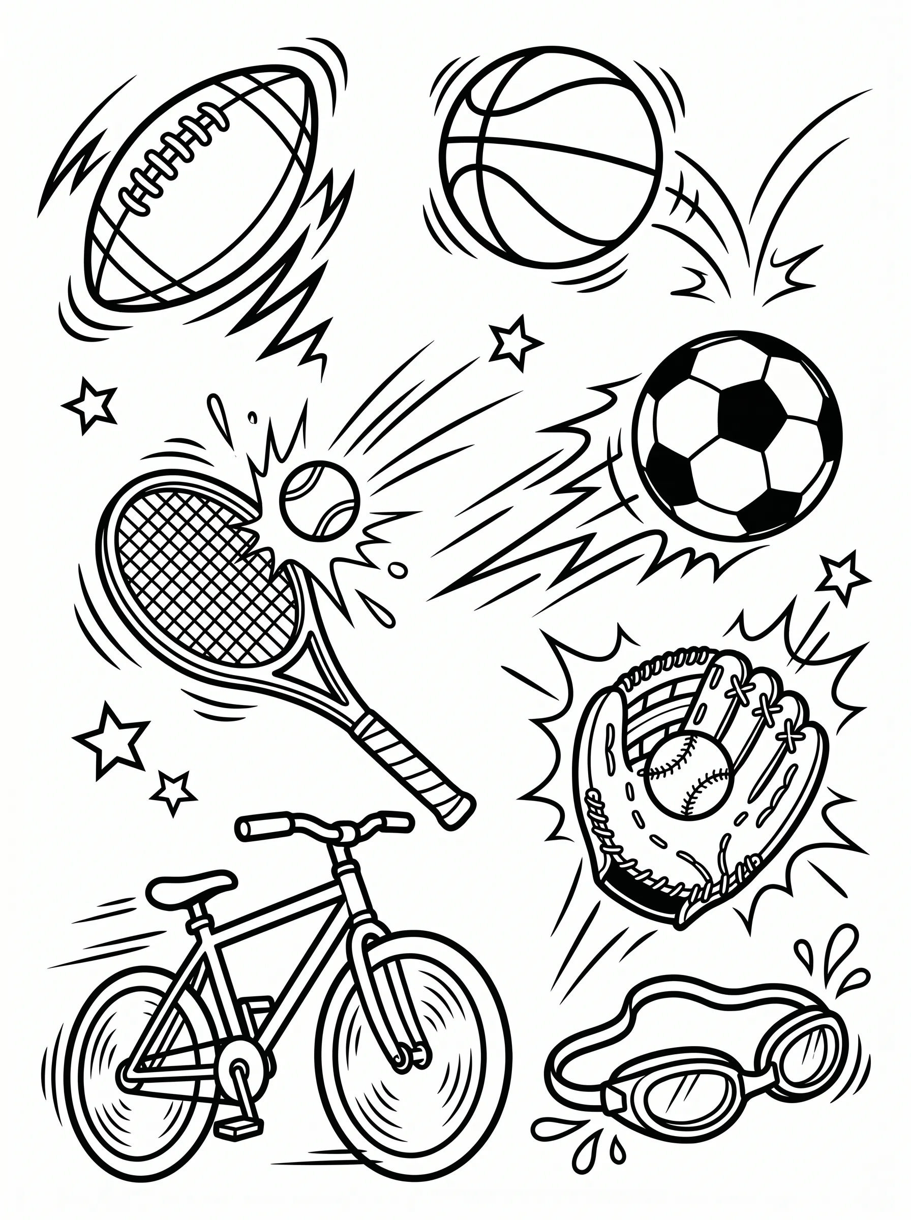 Sports Equipment Worksheet | Free Printable PDF
