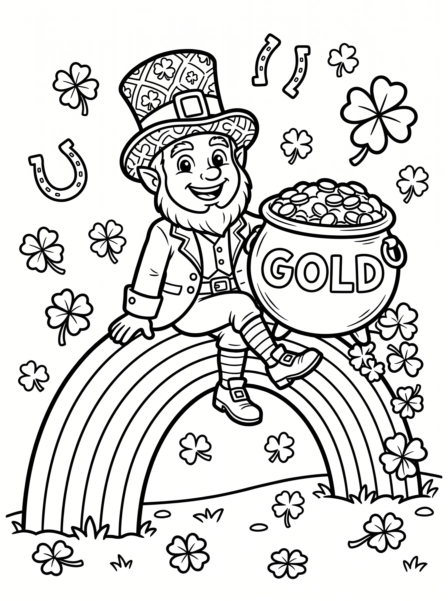 st patricks day leprechaun