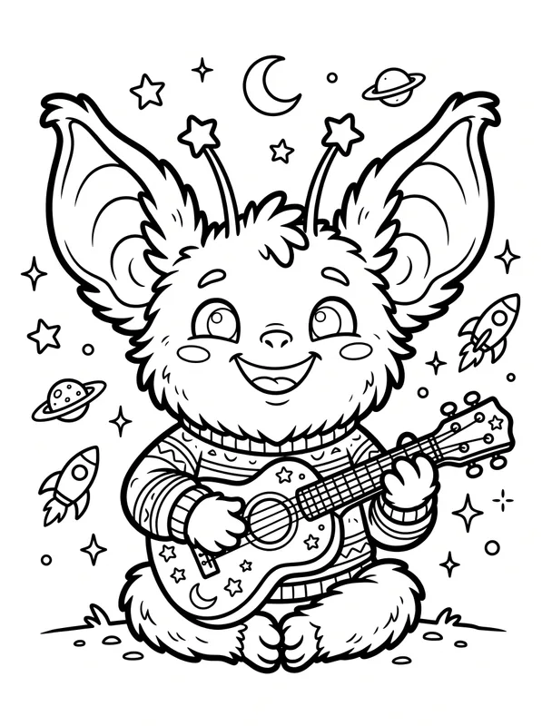 Stitch Coloring Page | Free Printable PDF