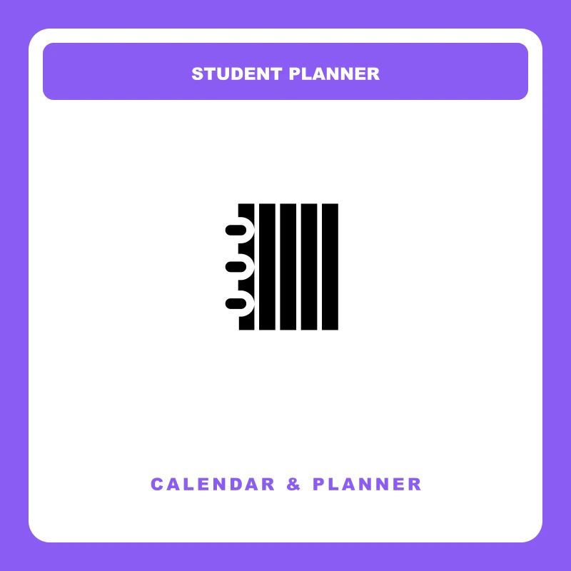 Student Planner | Free Printable Planner Template
