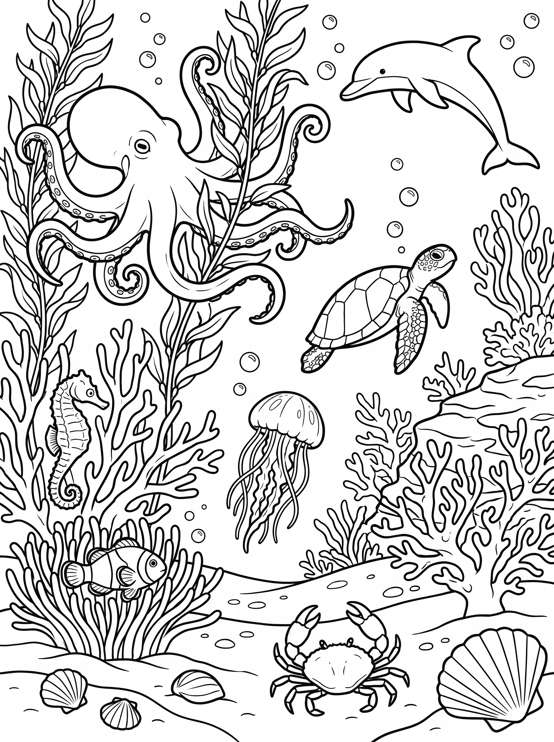 underwater sea life